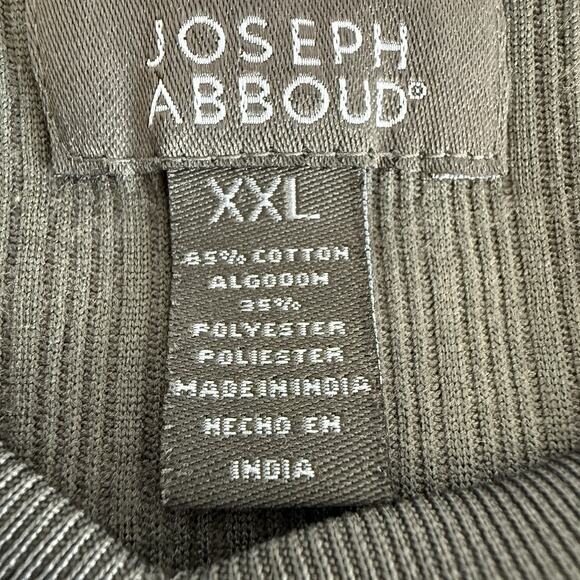 Joseph Abboud Men's Gray XXL Short Sleeve Pullover Shirt Short Sleeve Casual - Picture 7 of 14